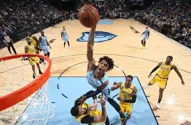 博彩导航-灰熊后卫莫兰特进攻集锦